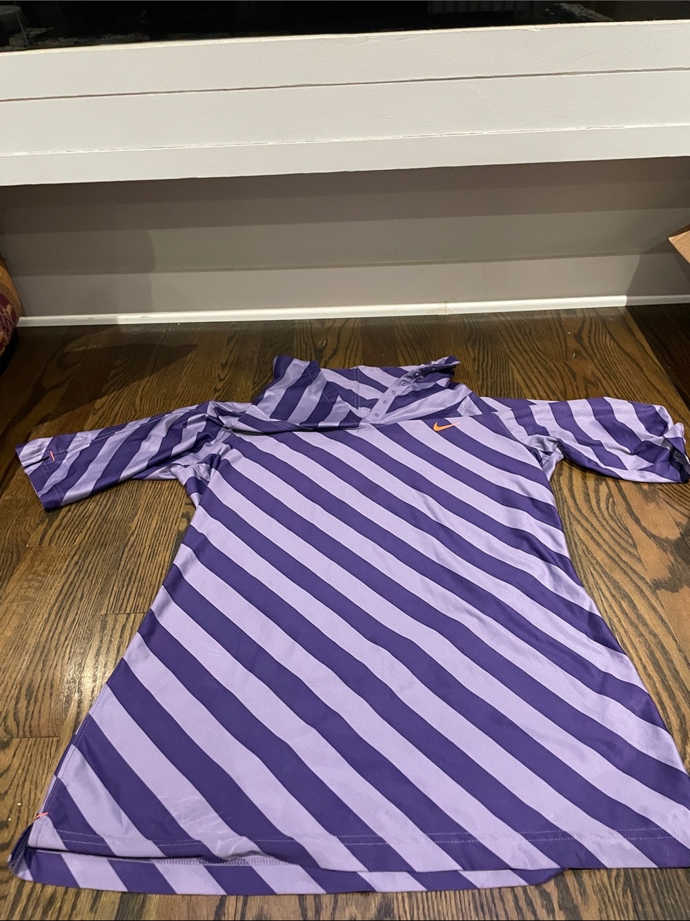 Nike Golf Purple Diagonal Stripe